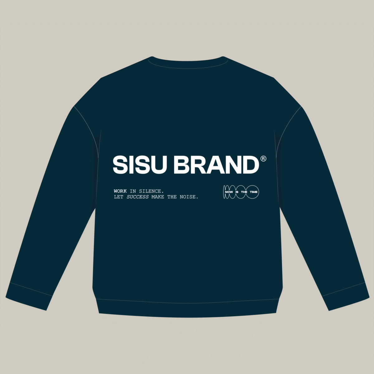 sudadera 'work in silence'