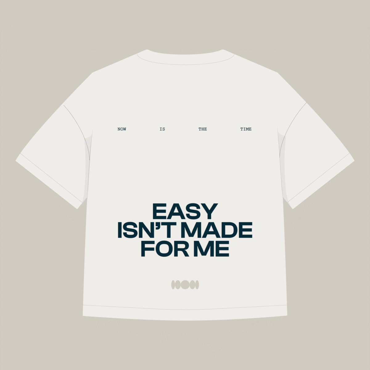camiseta 'easy isn't made for me'